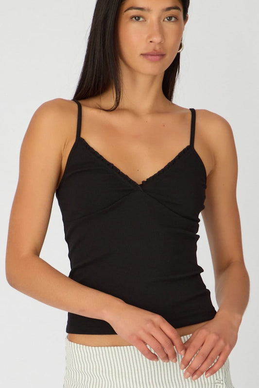 Black Sweetheart Neckline Cami